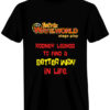 Rodney Leaves to Find a Better Way in Life - Black T-Shirt